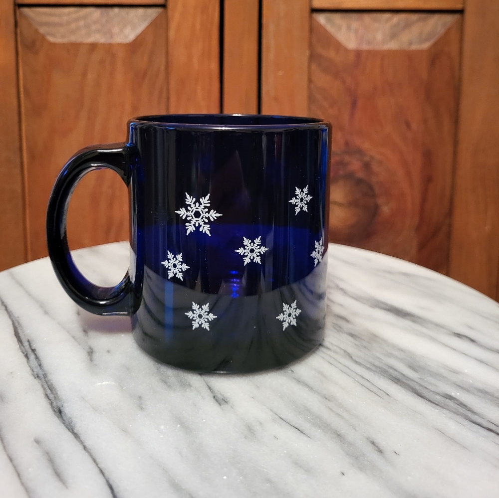 Blue Snowflake Mug